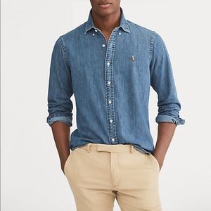 NWOT Jean Button Down Ralph Lauren Polo